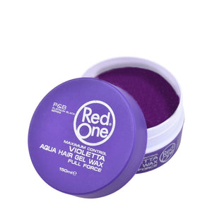 Red One Aqua Hair Gel Wax Violetta Men 150 ml