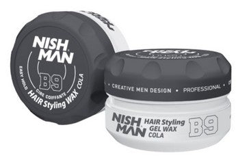 Nish Man Hair Styling Gel Wax Cola B9 150 ml